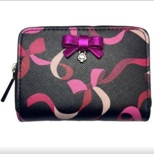 🎀Kate Spade Wrapping Party Zip Around Card Holder/Wallet🎀